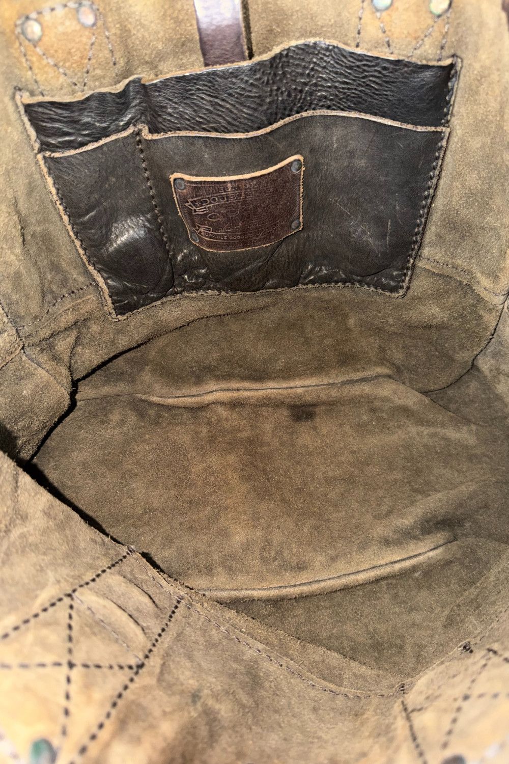 RRL Ralph Lauren FW99 (Archive) Double RL Italian Leather Utility Tote Bag Size ONE SIZE - 12 Thumbnail