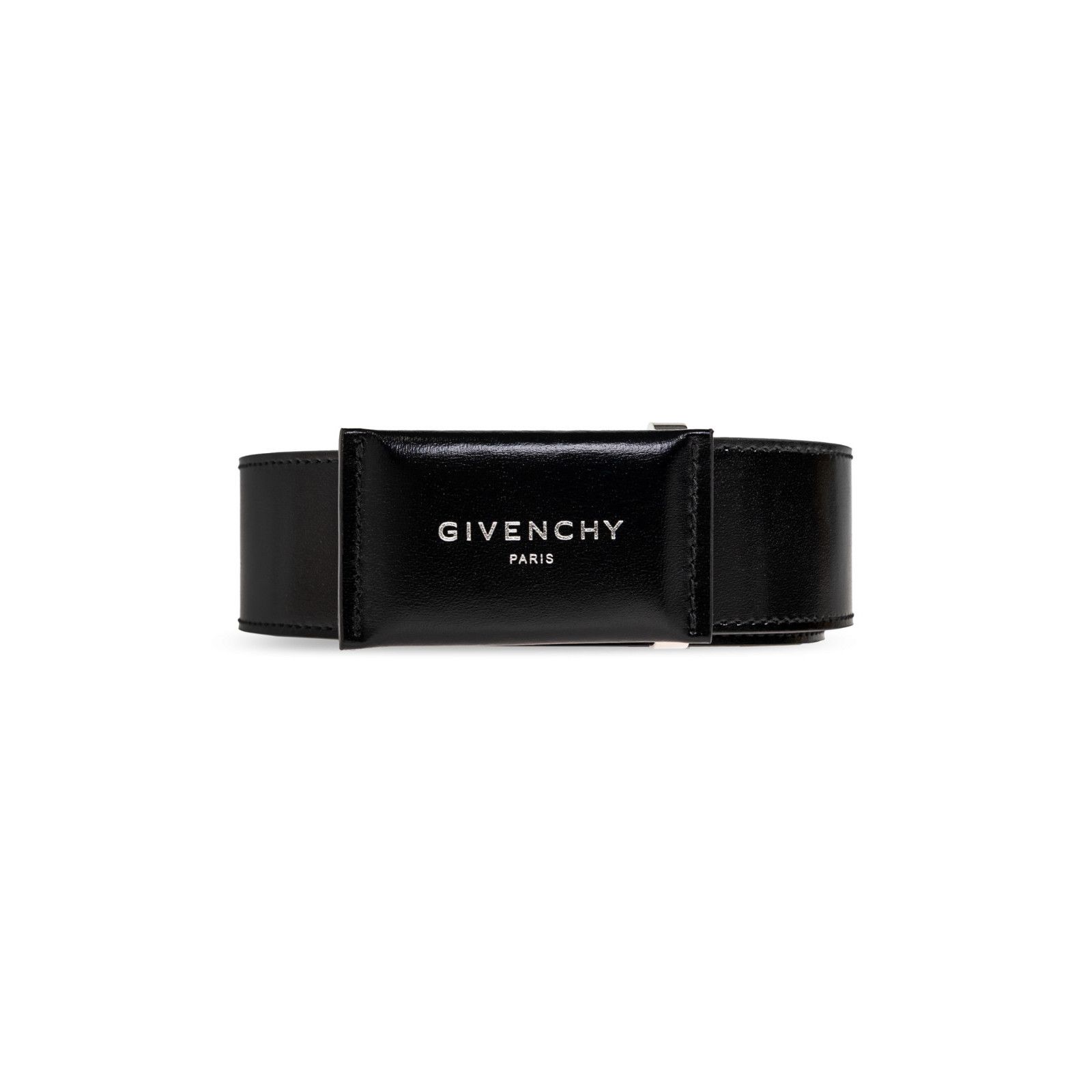 Givenchy GIVENCHY Black Leather Belt New & Authentic (Men's size:100; Size ONE SIZE - 1 Thumbnail
