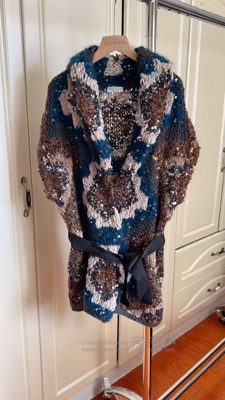 Brunello Cucinelli Brunello Cucinelli Sequin Vest with Full Sequins Size XS / US 0-2 / IT 36-38 - 1 Thumbnail