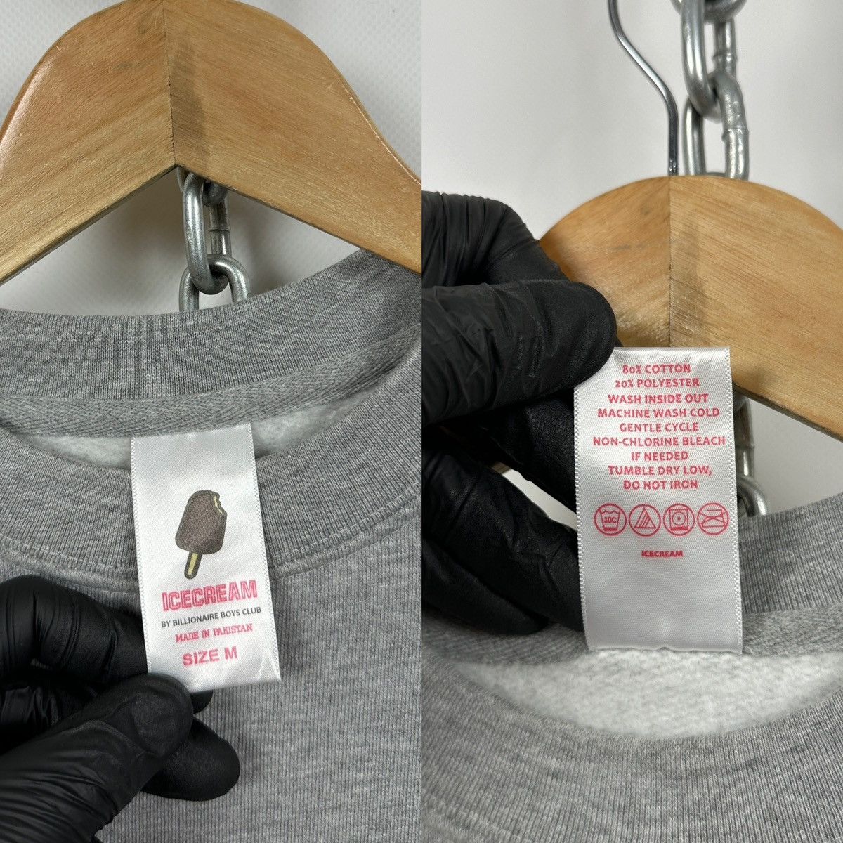 Icecream Ice Cream By Billionaire Boys Club Grey Sweatshirt Size US M / EU 48-50 / 2 - 16 Thumbnail