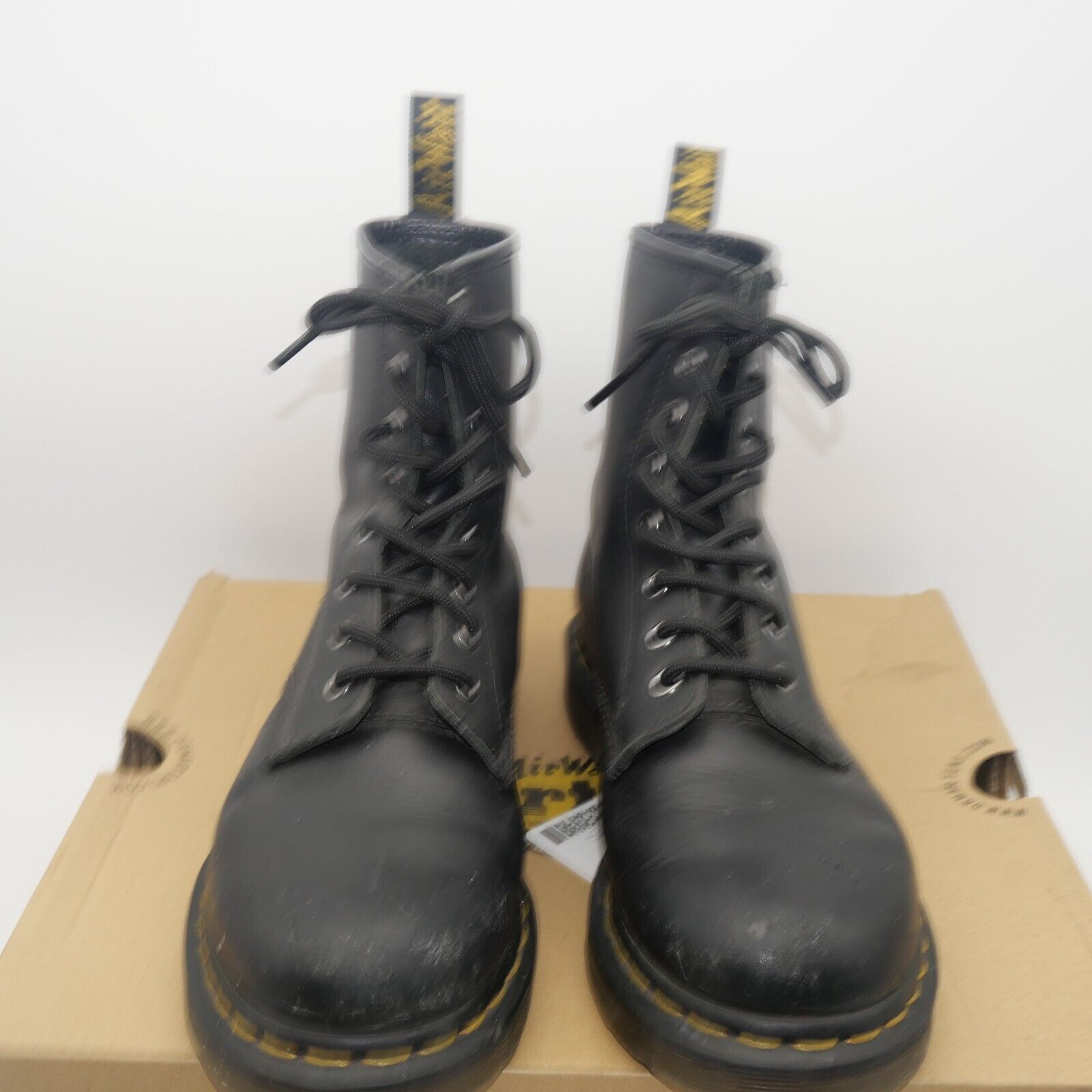 Dr. Martens Dr. Martens Jadon Leather Boots Boot Black Smooth Distressed Size US 7 / IT 37 - 6 Thumbnail