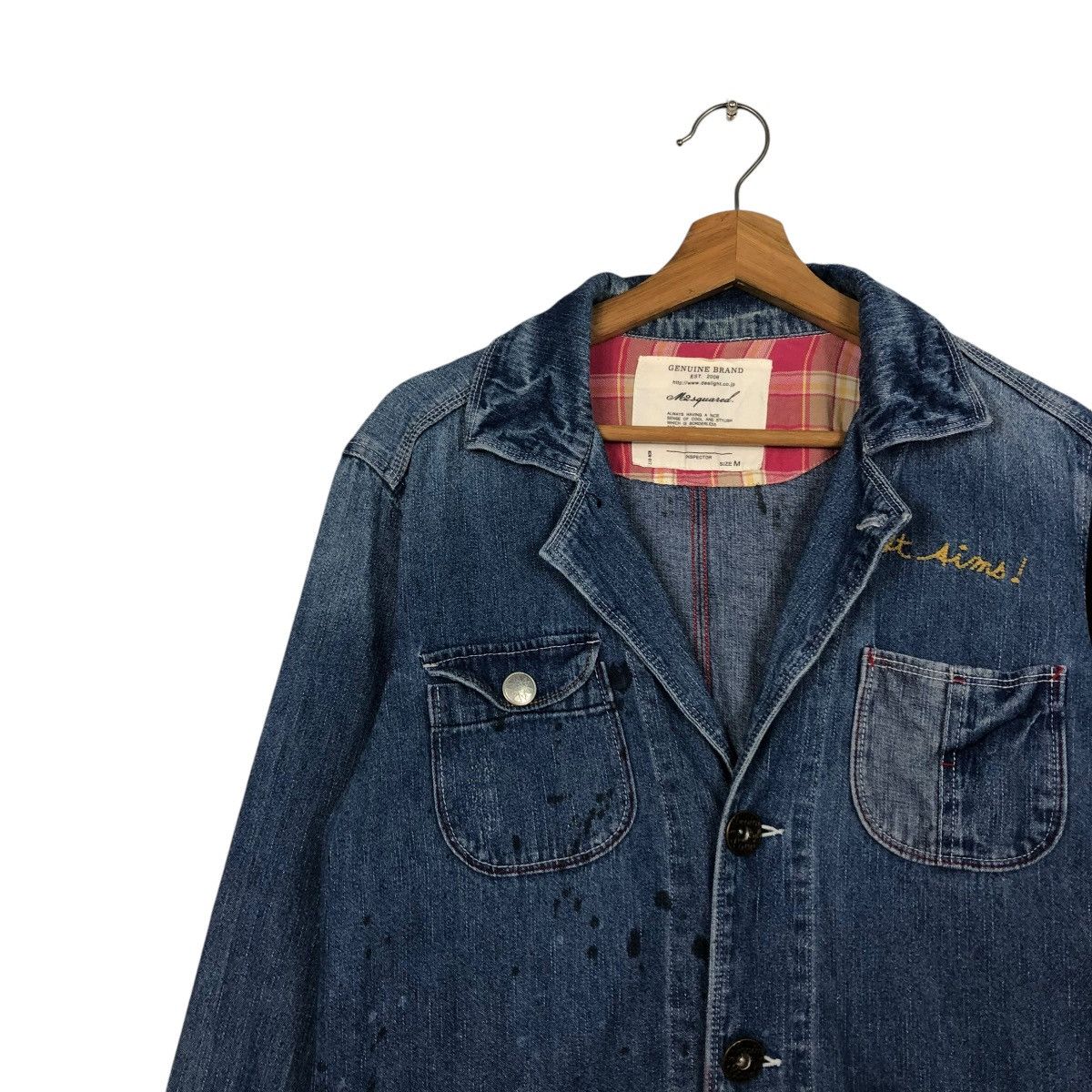 Japanese Brand 🔥M2SQUARED WORKER DENIM JACKET BLANKET ISSEY MIYAKE Size US M / EU 48-50 / 2 - 9 Thumbnail