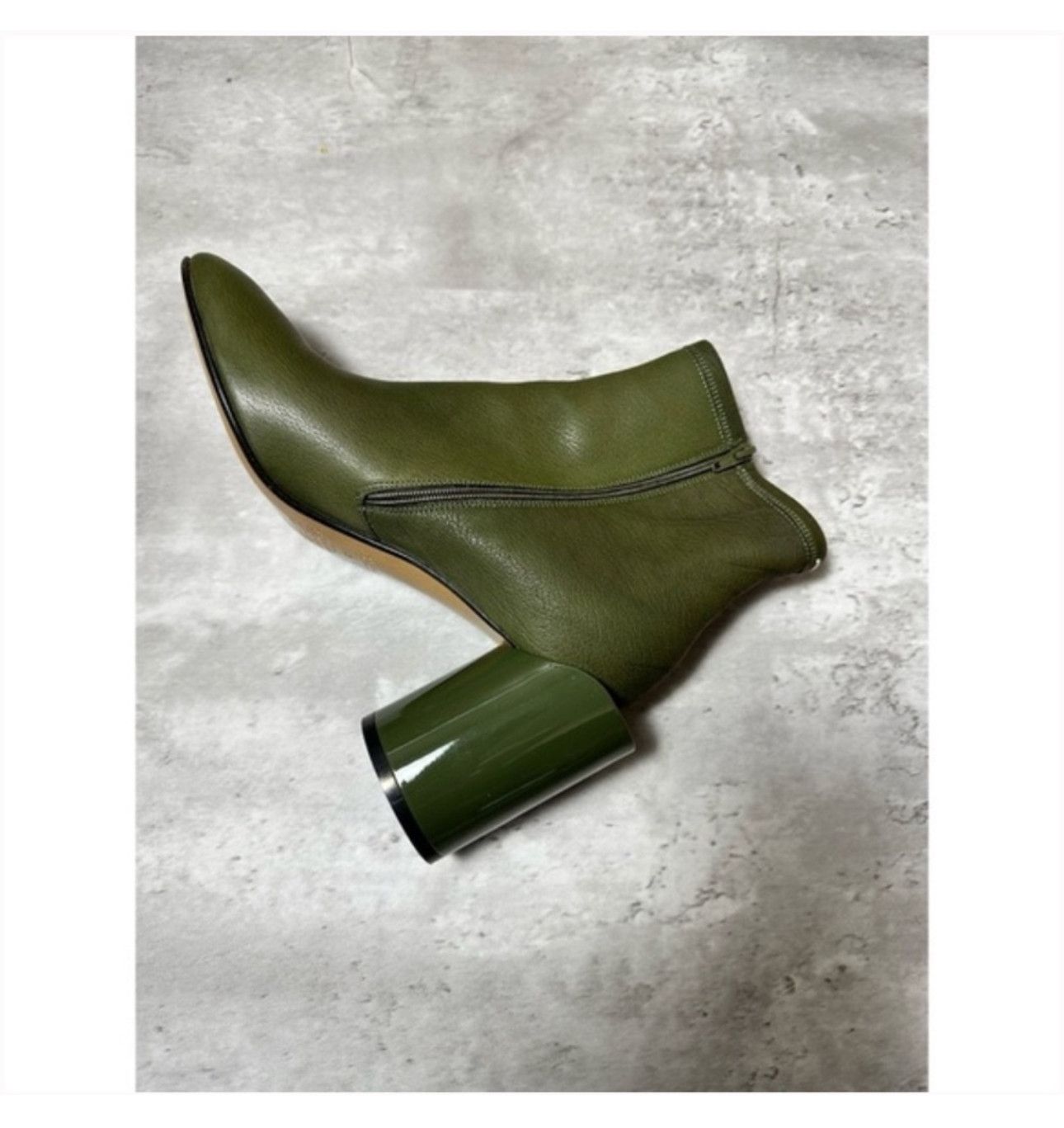 Maison Margiela Maison Margiela off-center stacked heel ankle boot 41 Size US 11 / IT 41 - 1 Thumbnail