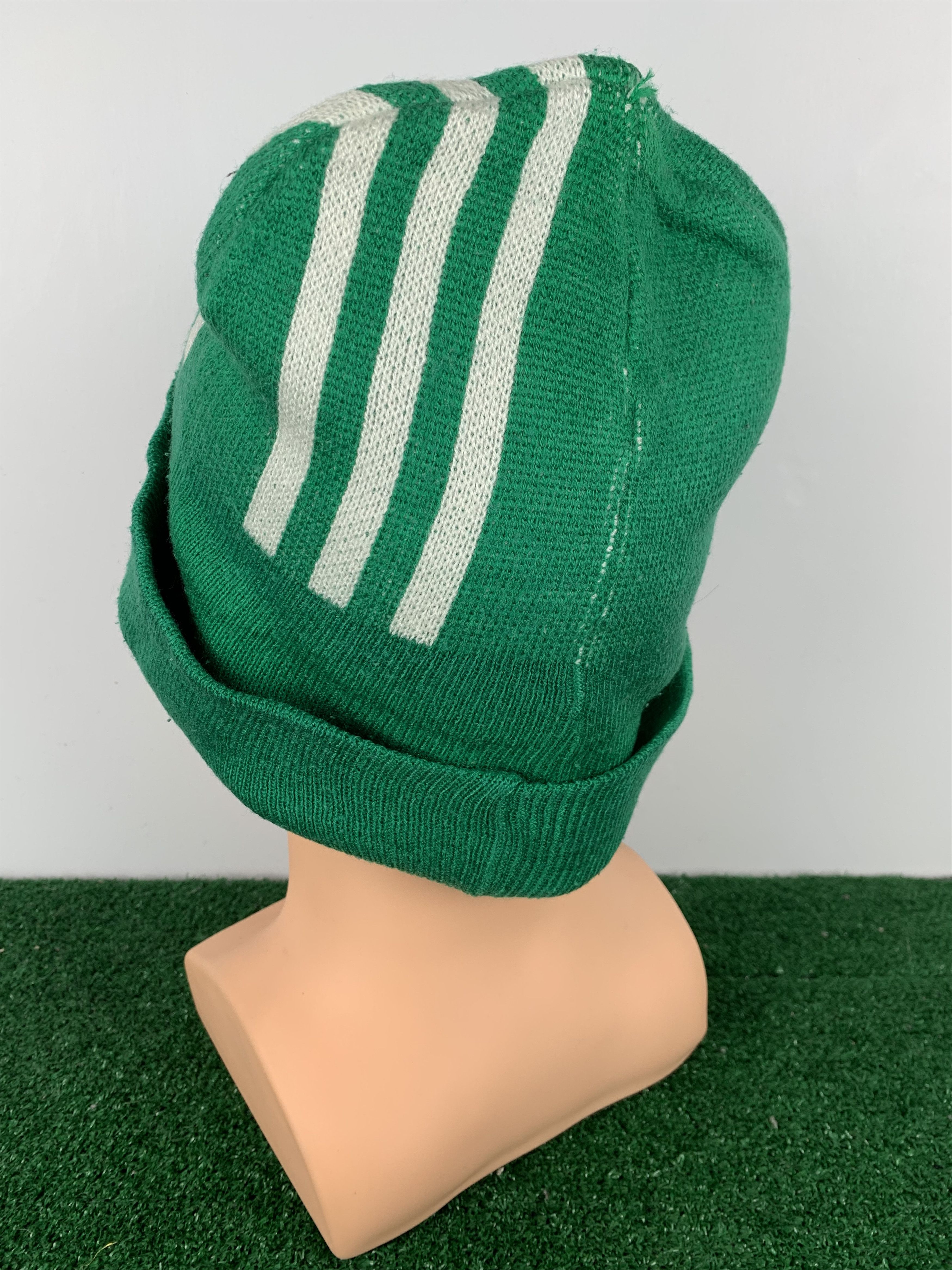 Adidas Vintage Adidas Trefoil Beanie Hat BA0010 Size ONE SIZE - 4 Thumbnail