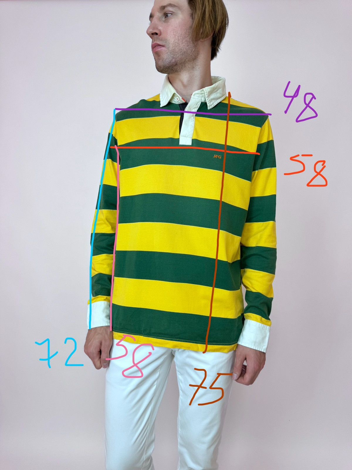 McGregor McGregor Rugby Polo Long Sleeve Mens Size XL Size US XL / EU 56 / 4 - 13 Thumbnail