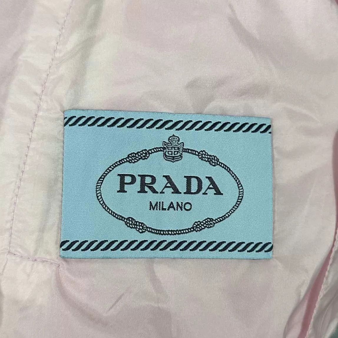 Prada PRADA Pink Triangle Logo Nylon Zip Jacket 38 99New Size XS / US 0-2 / IT 36-38 - 6 Thumbnail