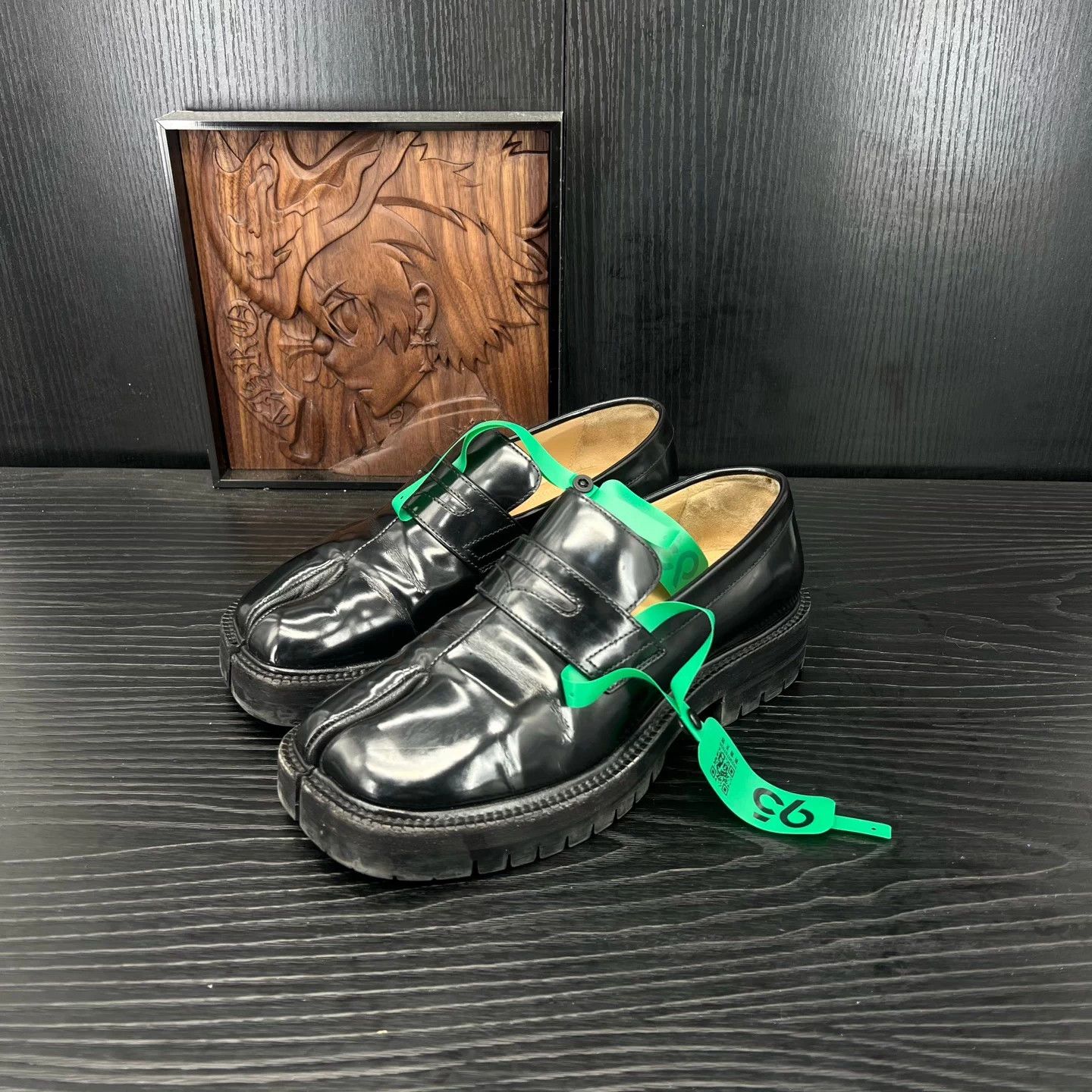 Other Maison Margiela Tabi Leather Black 36 NWT Box Size US 5 / IT 35 - 1 Thumbnail