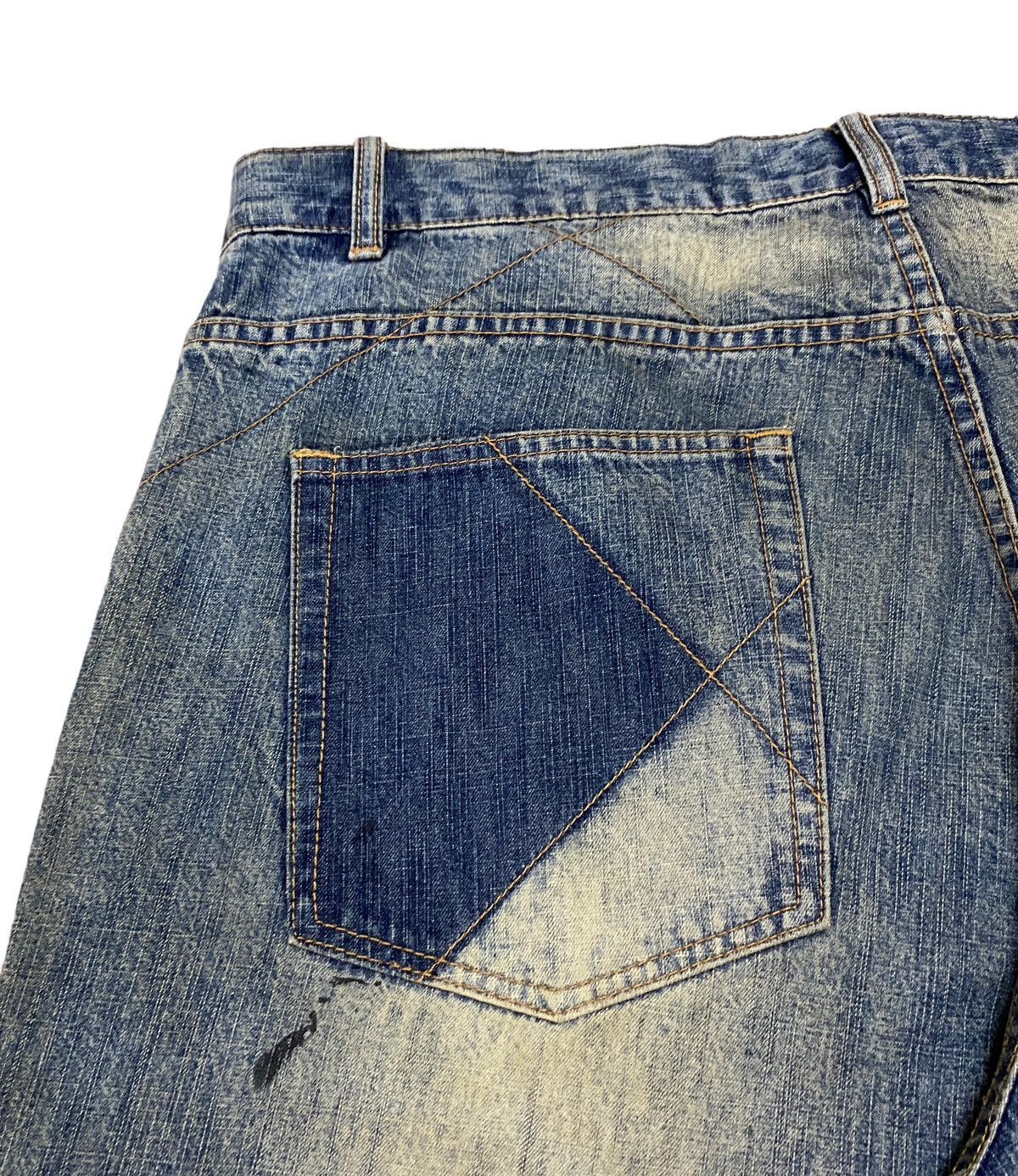 Pelle Pelle Rare Design Vintage Pelle Pelle Patchwork Baggy Jeans 2000s Size US 38 / EU 54 - 6 Thumbnail