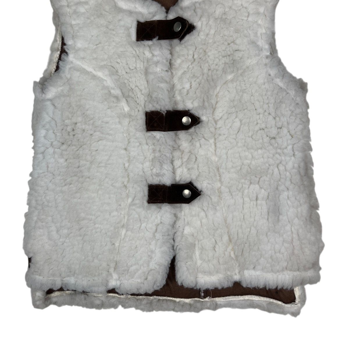 Vintage Equitex Faux Fur Pile Vest Made In England