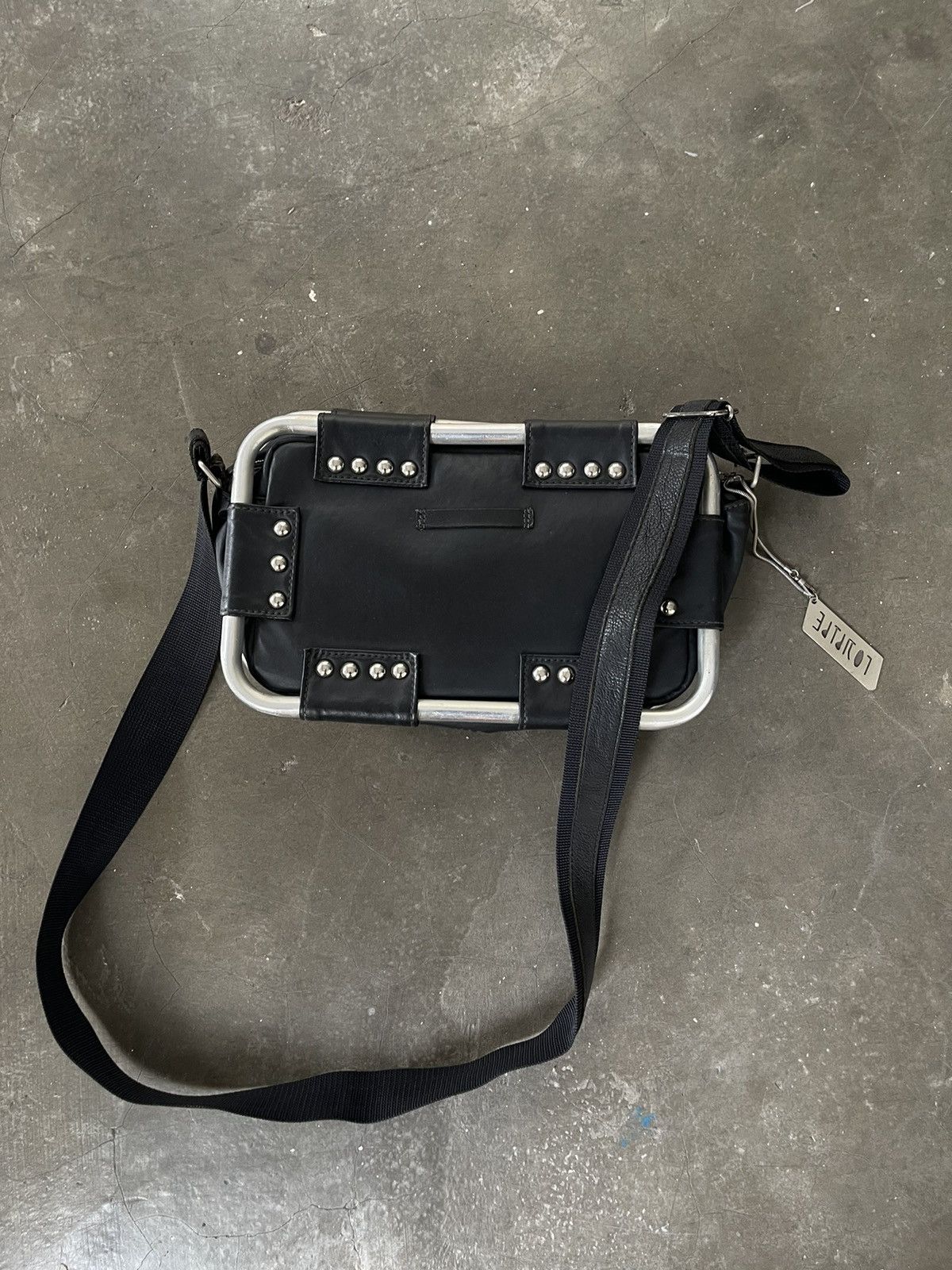 Jean Paul Gaultier Jean Paul Gaultier Metal Frame and Studs Shoulder/Cross Bag Size ONE SIZE - 2 Thumbnail
