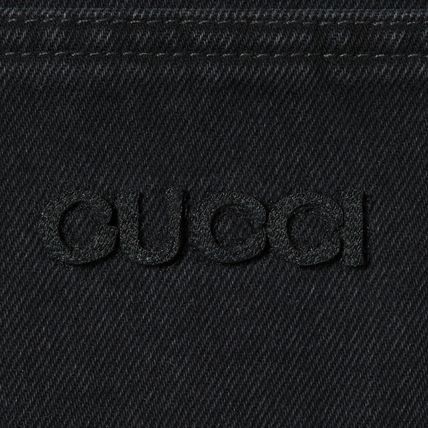 Gucci o1loc1c1125 789160 Denim Shirt With Gucci Embroidery Size US L / EU 52-54 / 3 - 6 Thumbnail
