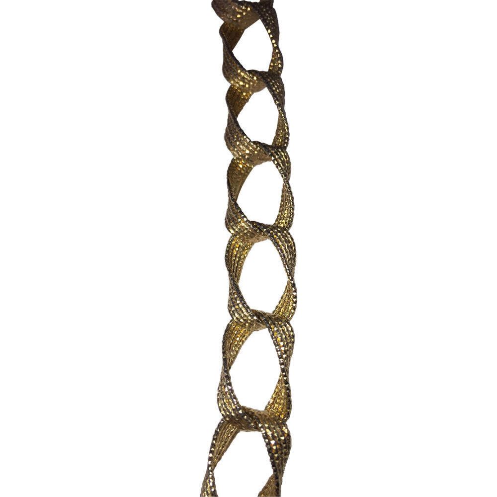 Designer 18 kt Gold Vermeil Sterling Diamond Cut Chain Link Necklace Size ONE SIZE - 4 Thumbnail