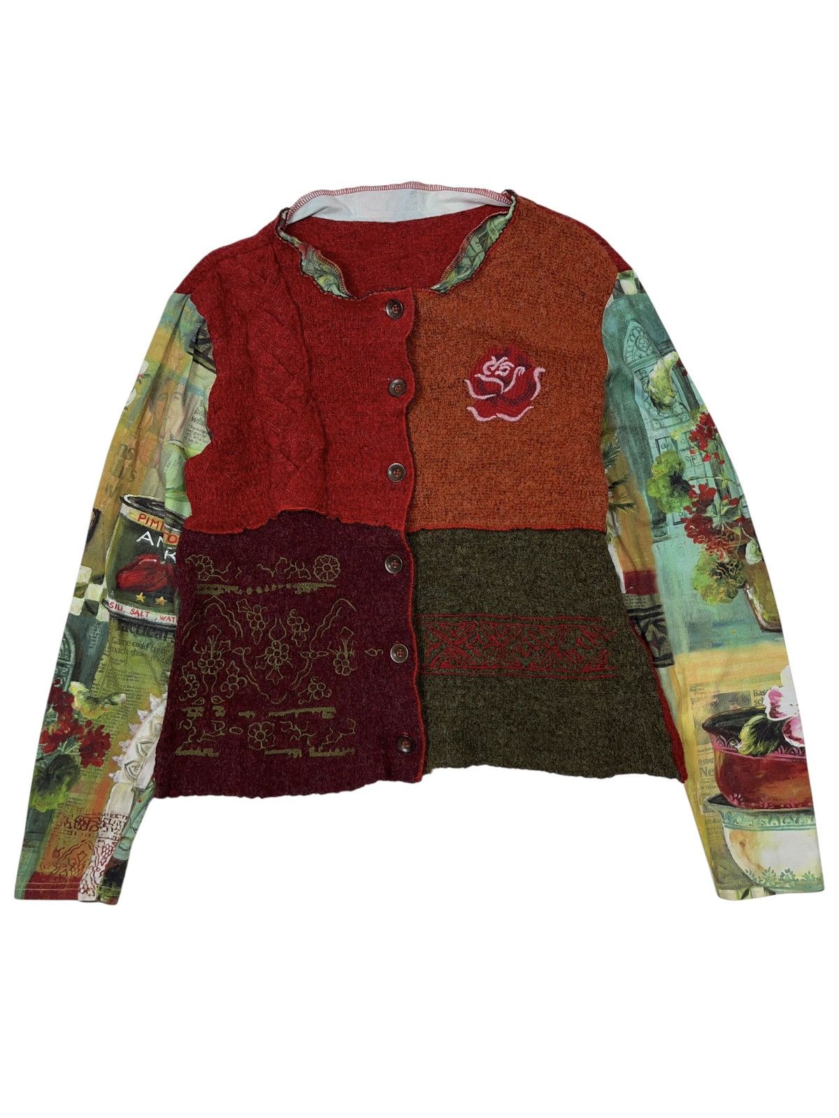 Japanese Brand × Vintage Vintage Aventures Des Toiles JPG Style Blouse Sweater Size M / US 6-8 / IT 42-44 - 1 Thumbnail