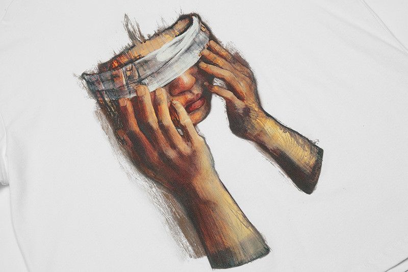 Japanese Brand American retro street blindfolded girl short-sleeved t-shirt Size US M / EU 48-50 / 2 - 3 Thumbnail