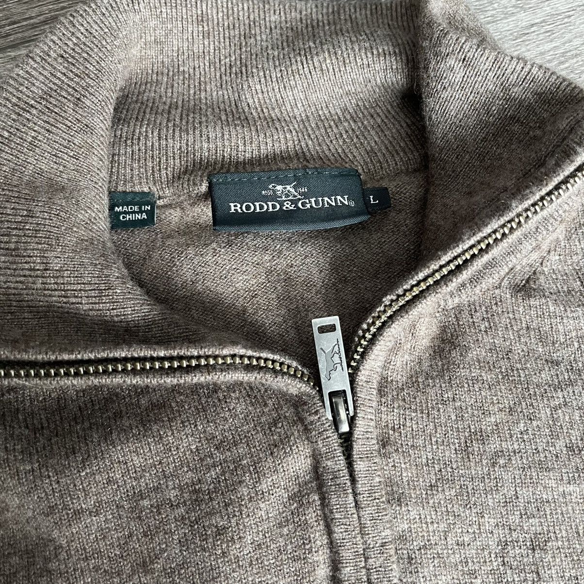 Rodd & Gunn Rodd & Gunn Cashmere Merino Quarter Zip Wool Sweater Jacket Size US L / EU 52-54 / 3 - 7 Thumbnail