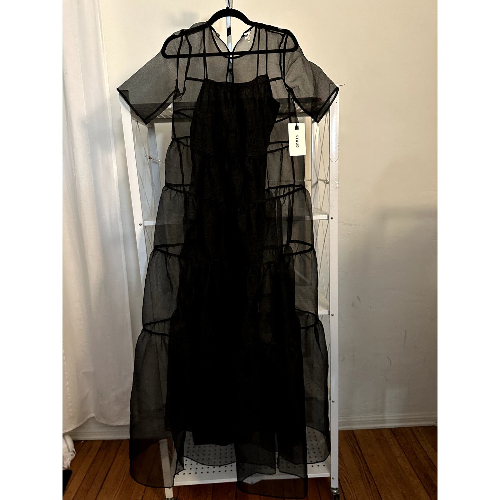 Staud STAUD Hyacinth Dress in Black XS Size XS / US 0-2 / IT 36-38 - 1 Thumbnail