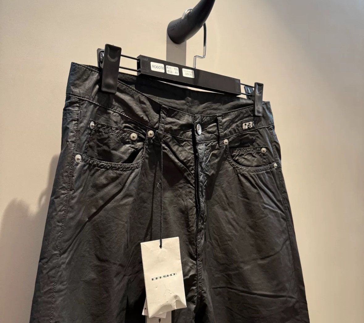 Rick Owens Rick owens drkshdw double line wax basic version jeans Size US 30 / EU 46 - 3 Thumbnail