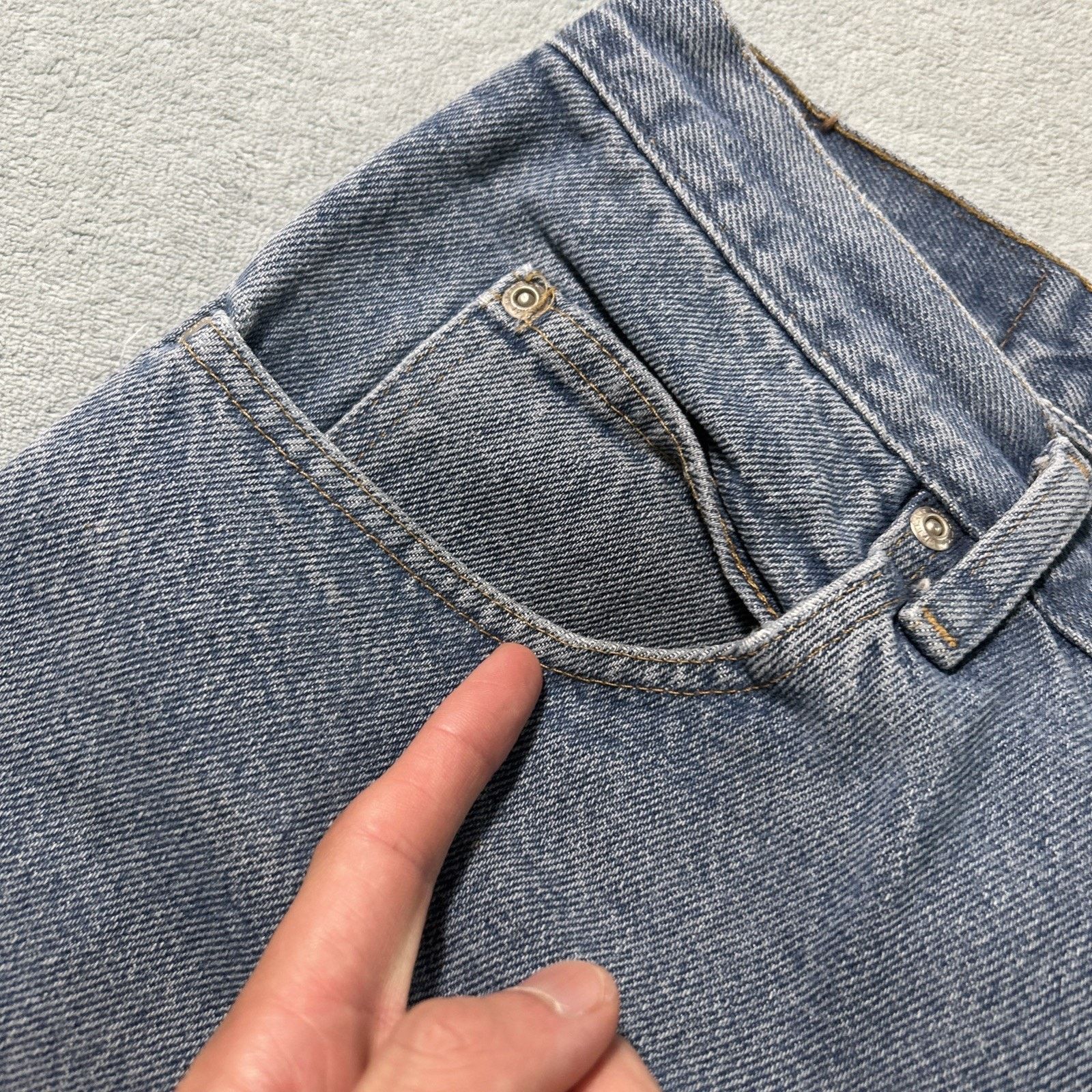 Wrangler Wrangler Loose Straight Jeans Mens 34x34 Wide Relaxed Worker Size US 34 / EU 50 - 12 Thumbnail