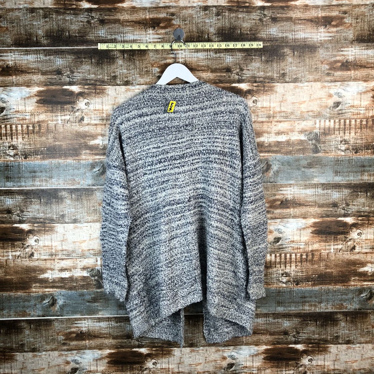 Japanese Brand Ecost Shop Grey knitwear Cardigan #A1343 Size US L / EU 52-54 / 3 - 13 Thumbnail
