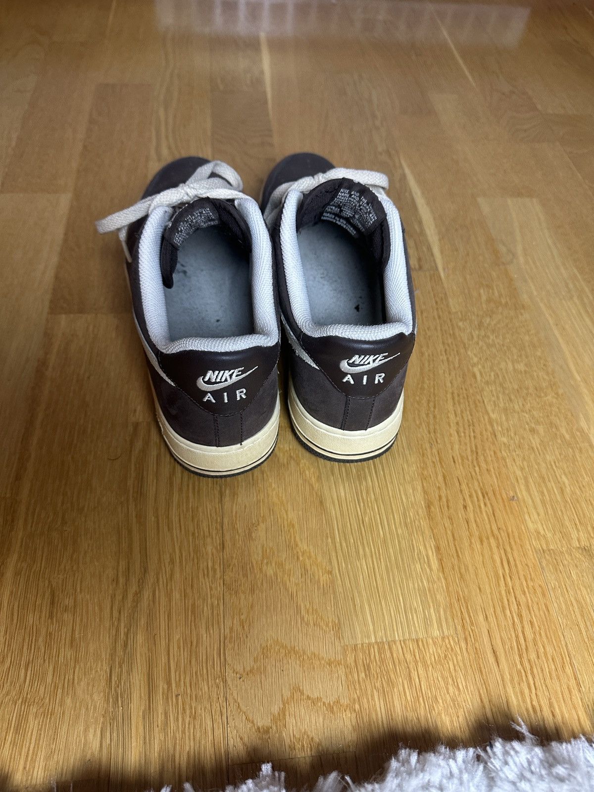 Nike × Vintage Brown suede NIKE Airforce Size US 9.5 / EU 42-43 - 2 Thumbnail