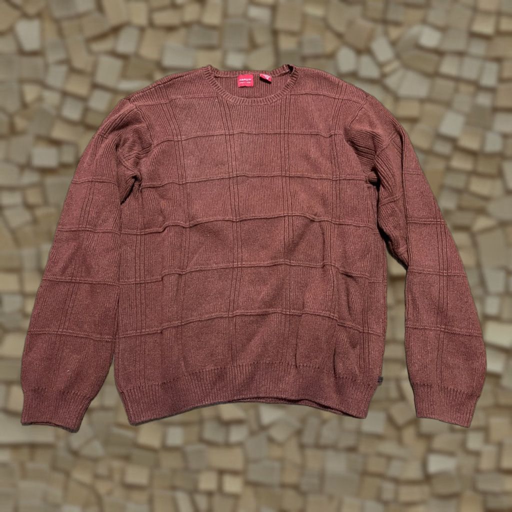 Arrow Arrow Sweater, Women's Size Medium, Brown, Long Sleeve, Pullover, Regular Fit, Knit, Arrow, Casual Shacket? Size M / US 6-8 / IT 42-44 - 1 Thumbnail