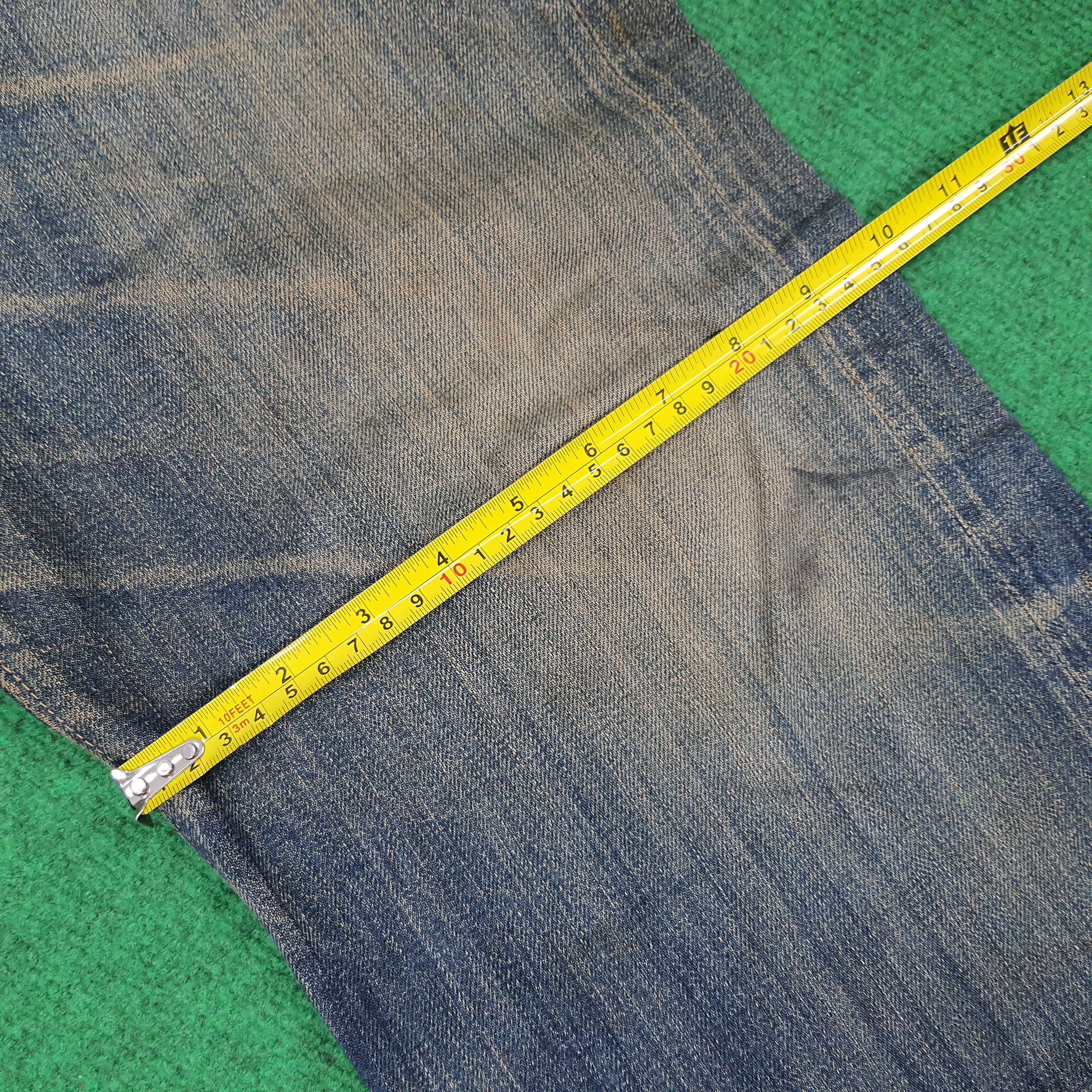 BARNS OUTFITTERS × Japanese Brand × Vintage Vintage Barns Outfitters Selvedge Repaired Jeans Size US 28 / EU 44 - 15 Thumbnail