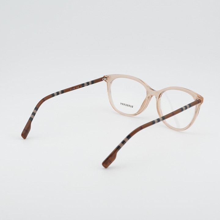 Burberry Burberry BE2389 4088 Eyeglasses Peach 54mm Cat Eye Frame Size ONE SIZE - 8 Thumbnail
