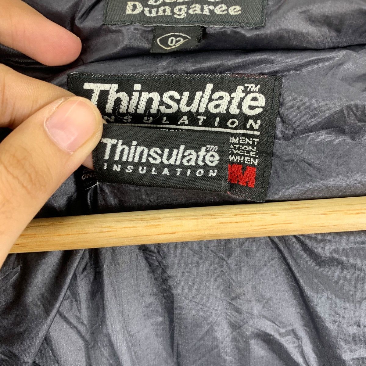 Vintage Vintage DENIM DUNGAREE x THINSULATE INSULATION 3M Jacket Size US M / EU 48-50 / 2 - 10 Thumbnail