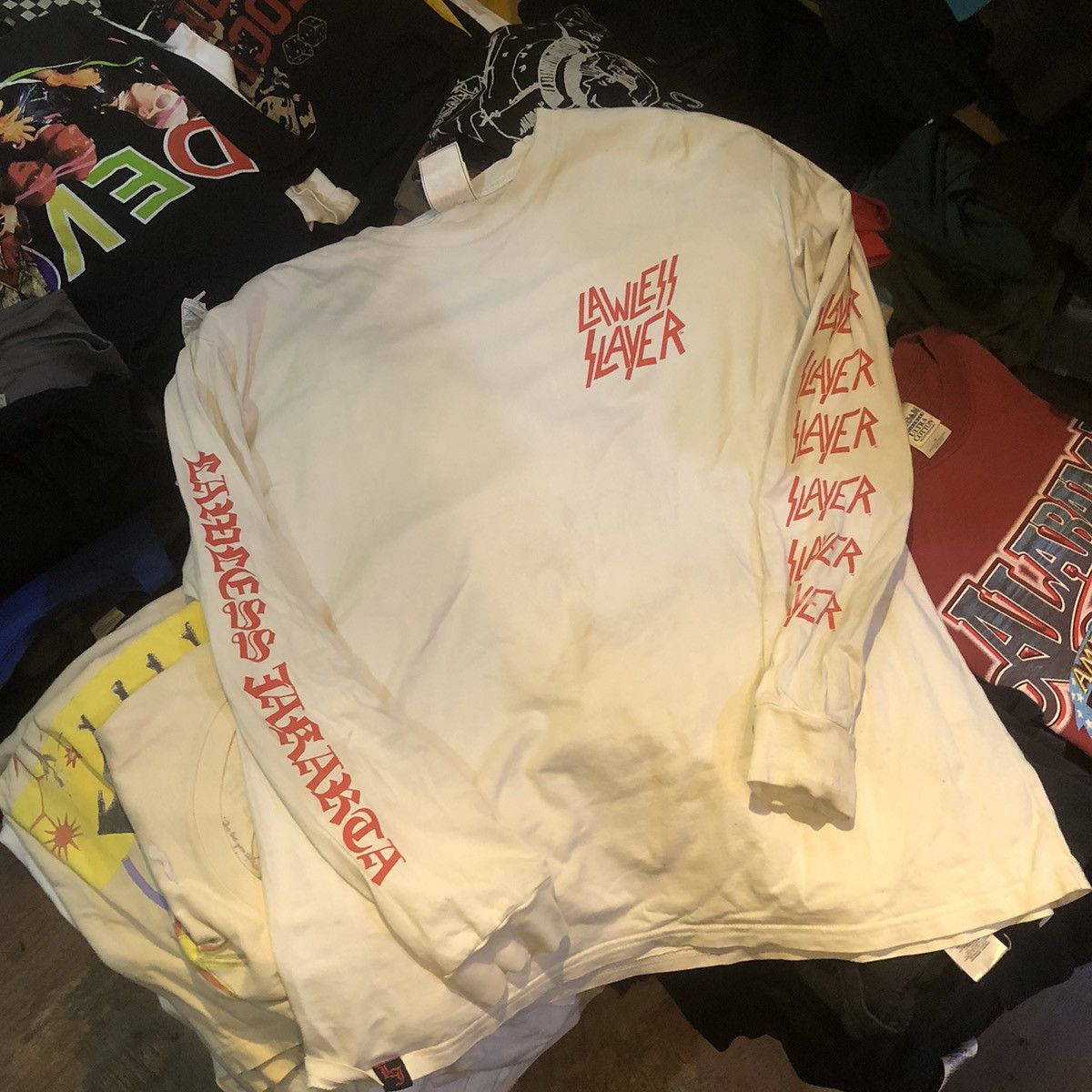 Slayer Slayer X Lawless Band tee Size US L / EU 52-54 / 3 - 1 Thumbnail