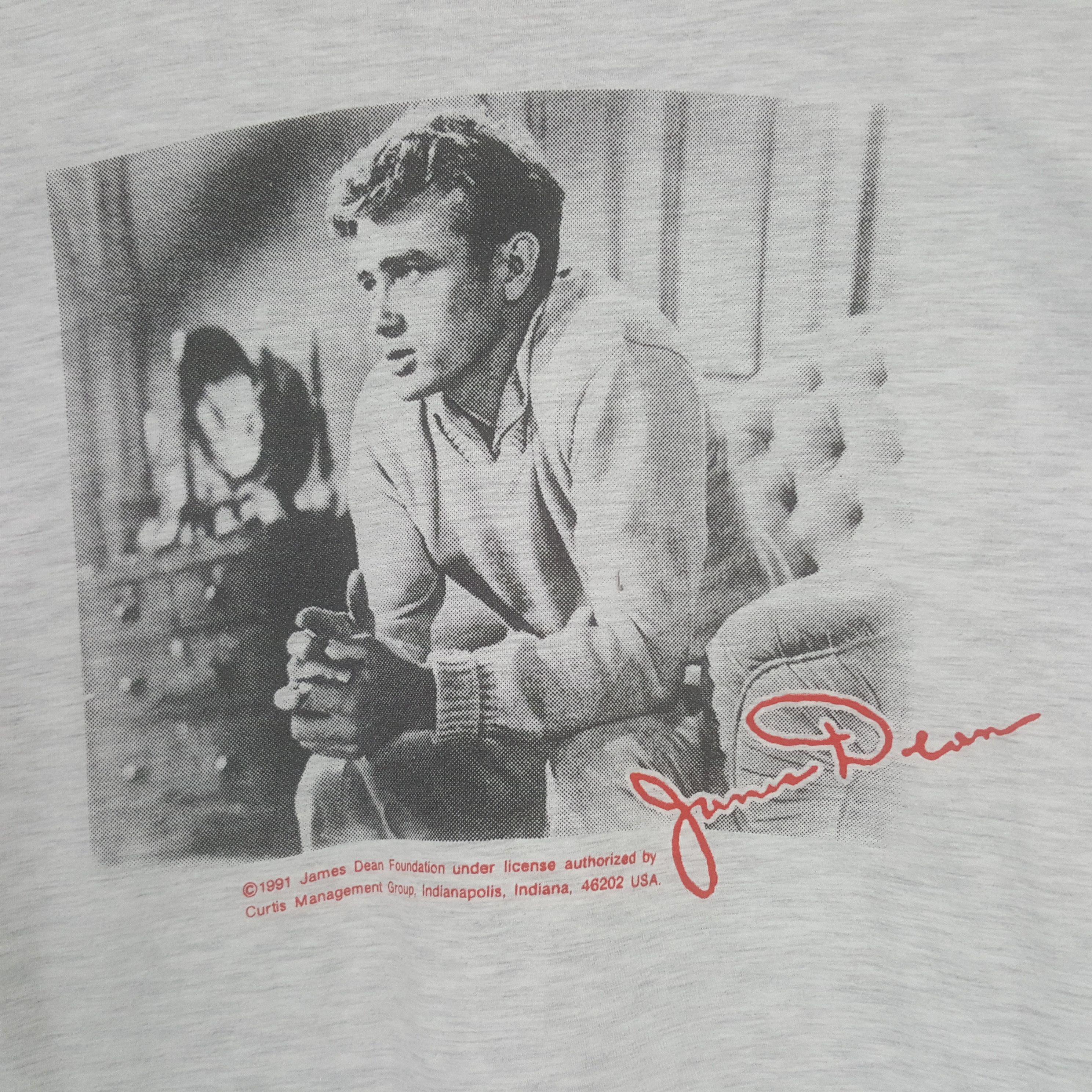 Vintage Vintage James Dean American Singer Songwriter Tshirt Size US M / EU 48-50 / 2 - 2 Thumbnail