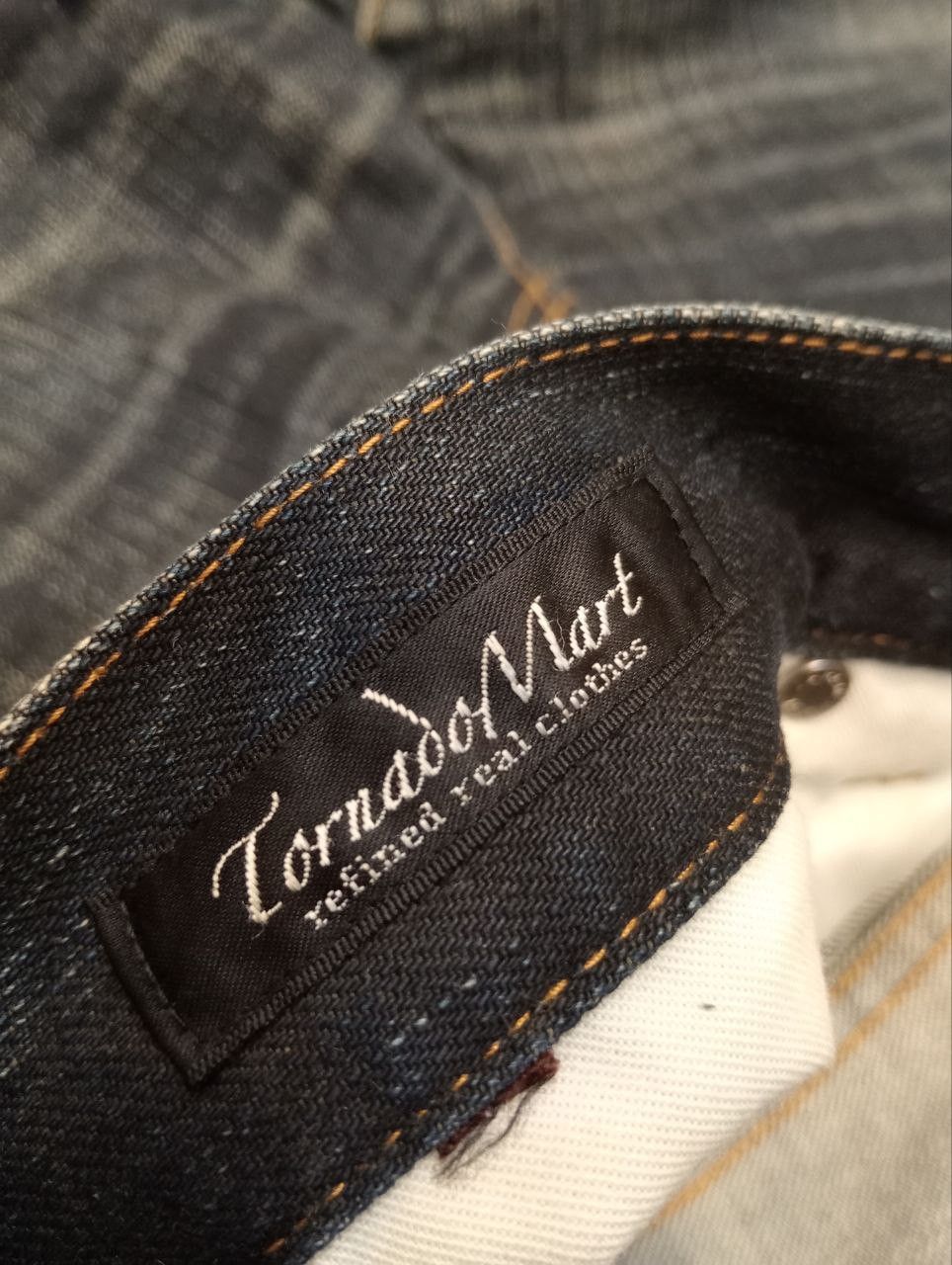 Tornado Mart TORNADO MART JAPAN BLUE DISTRESSED FLARED DENIM PANTS Size US 34 / EU 50 - 7 Thumbnail