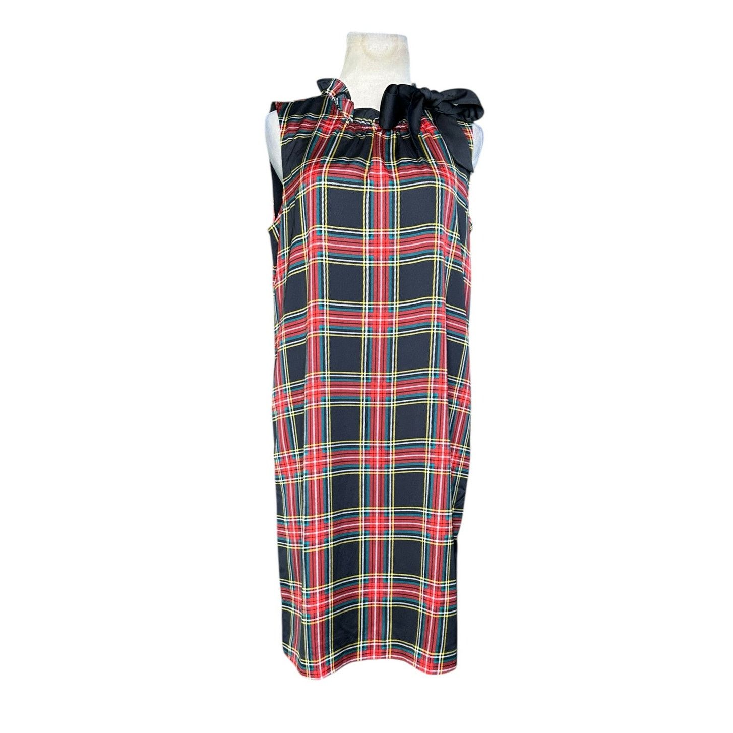 J.Crew J.CREW red green sleeveless shift mini dress size 6 Size M / US 6-8 / IT 42-44 - 10 Thumbnail