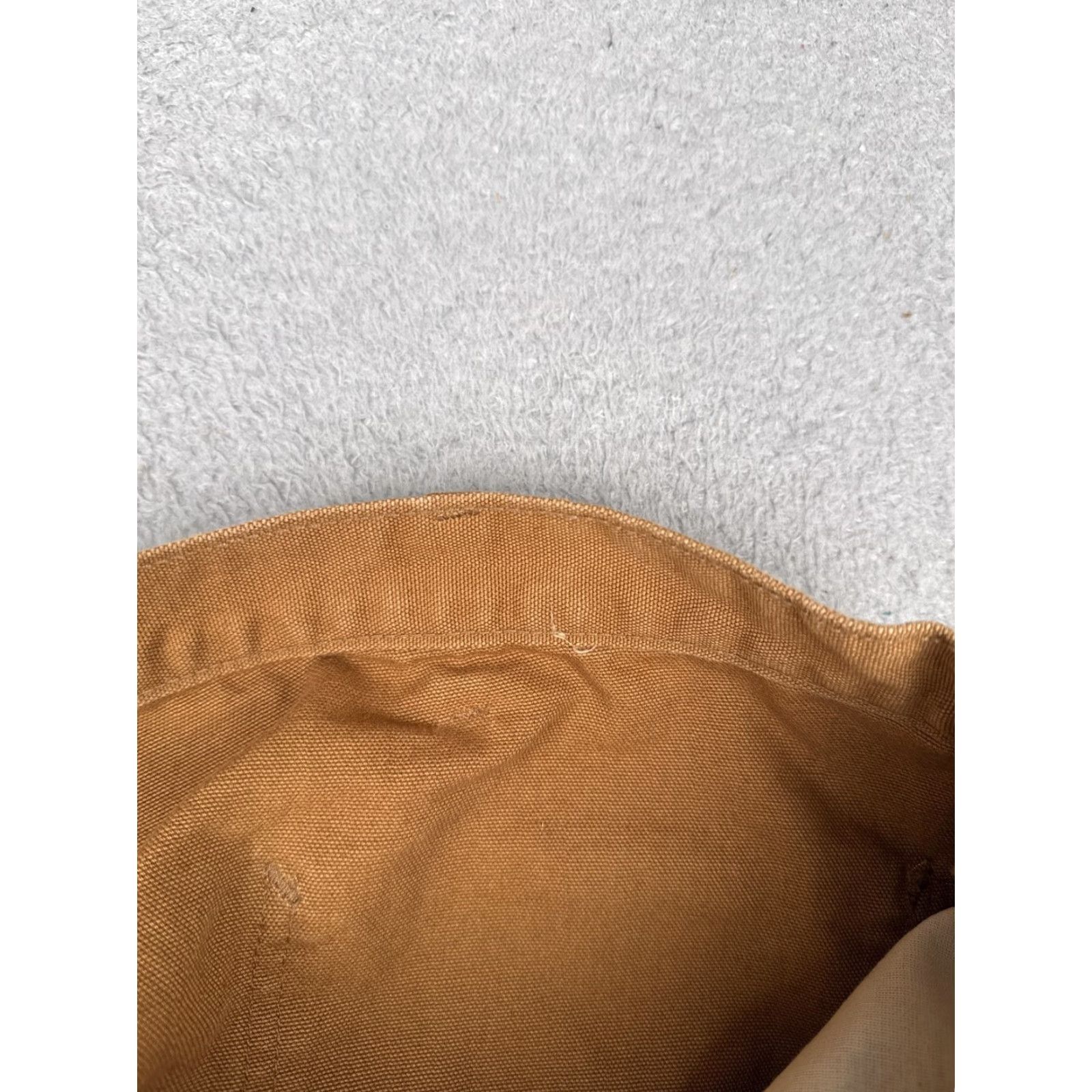 Carhartt Carhartt Pants Mens 40x25 Brown Canvas Carpenter Workwear Raw Hem Distressed Size US 40 / EU 56 - 6 Thumbnail