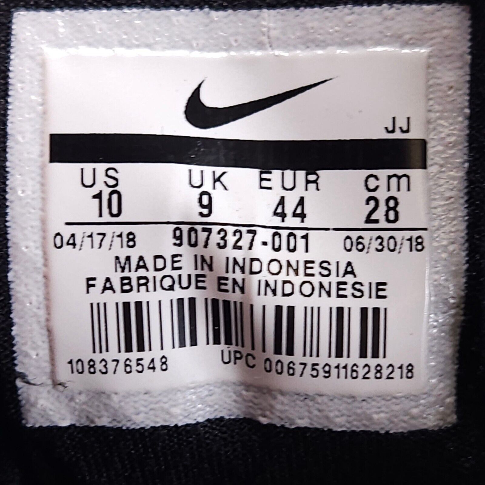 Nike Nike Air Shield Pegasus 34 Shoe Men Size 10 907327-001 Black Size US 10 / EU 43 - 10 Thumbnail