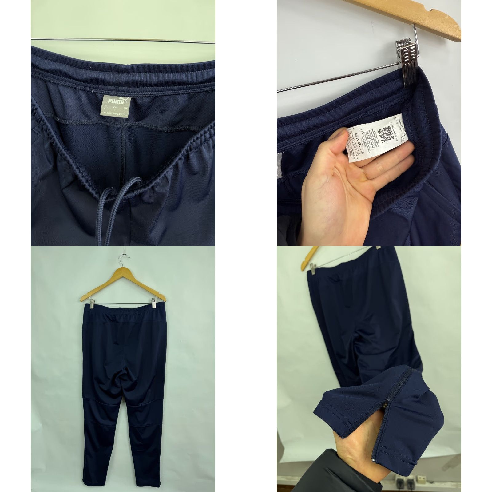 Vintage VINTAGE Puma Italy Soccer Jogger Pants Jersey Retro Rare Hype L Dark Blue Men Size US L / EU 52-54 / 3 - 8 Thumbnail