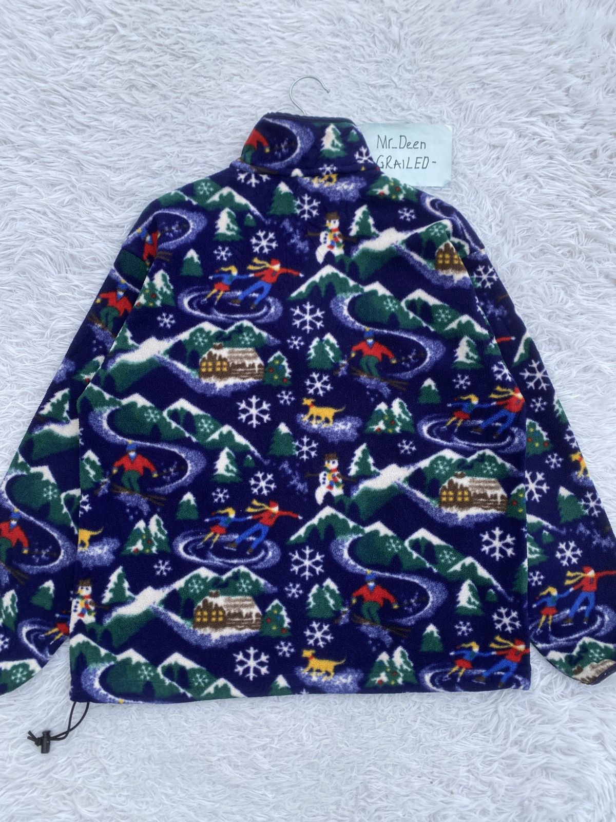 L.L. Bean Rare Vintage L.L Bean Christmas Fleece Pull Over Sweater Size US L / EU 52-54 / 3 - 14 Thumbnail