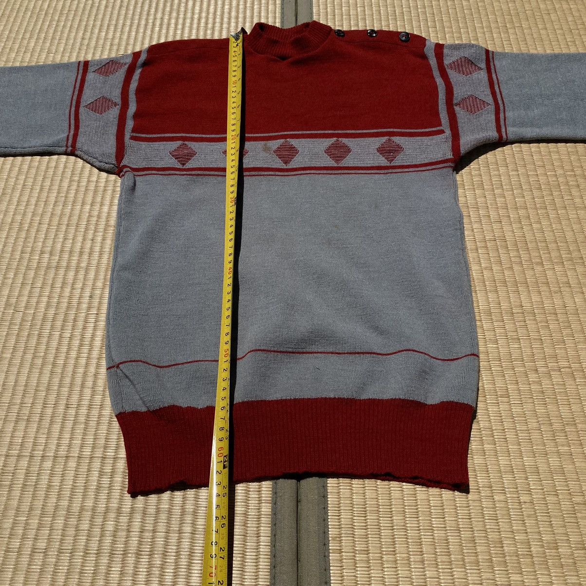 Japanese Brand × Kapital × Vintage Vtg 50s 60s Finnish Wool Jussipaita Sweater Mcm Geometric Size US XS / EU 42 / 0 - 3 Thumbnail