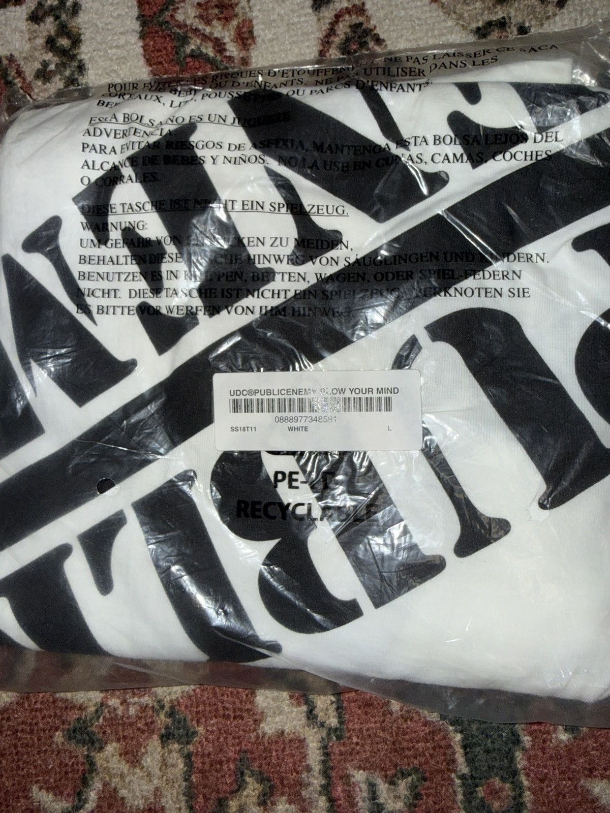 Public Enemy × Supreme × Undercover SUPREME Public enemy tee Size US L / EU 52-54 / 3 - 5 Thumbnail