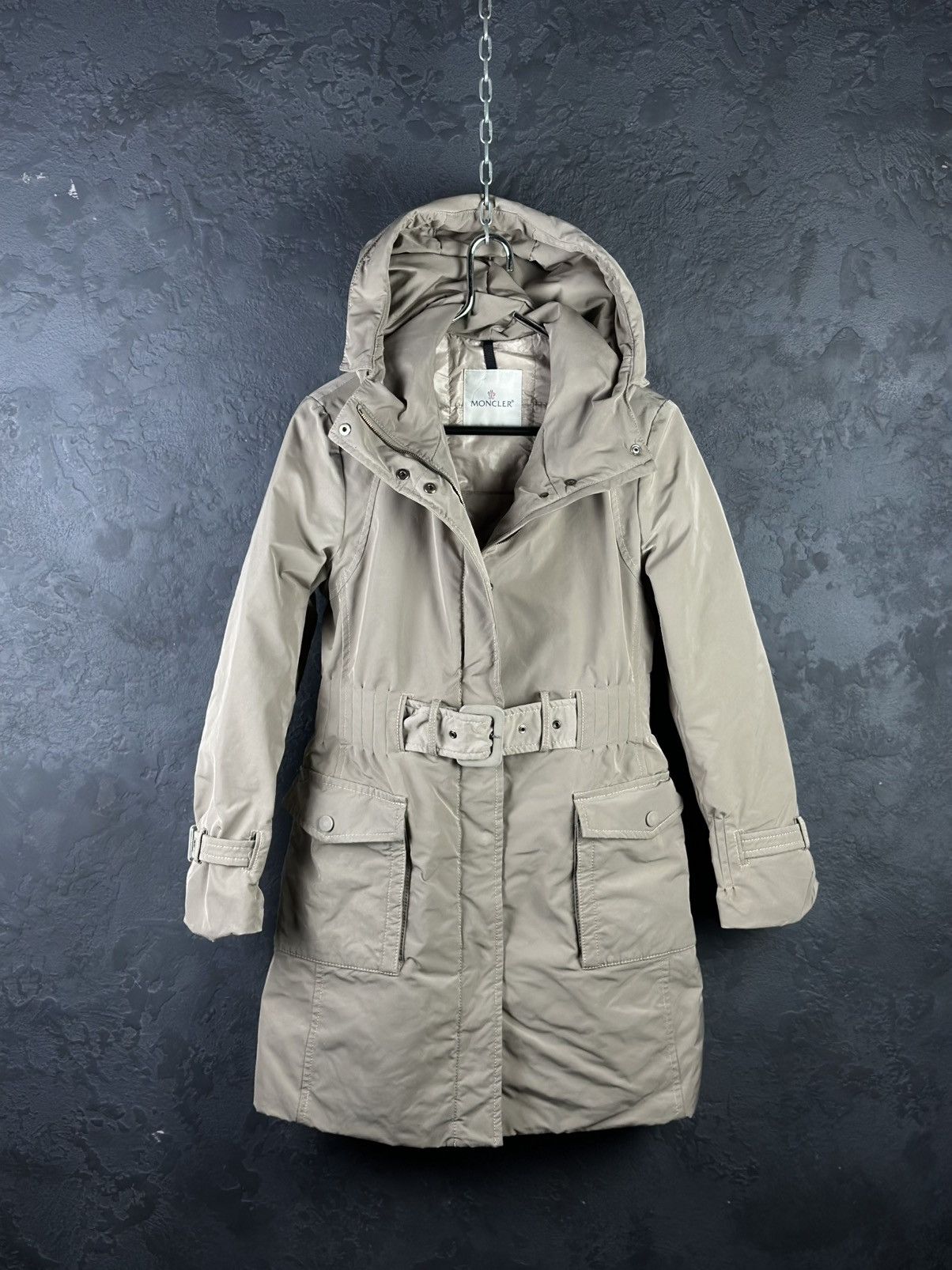 Designer × Moncler × Vintage Vintage Moncler Down Jacket Long Parka Coat Women Size S / US 4 / IT 40 - 1 Thumbnail