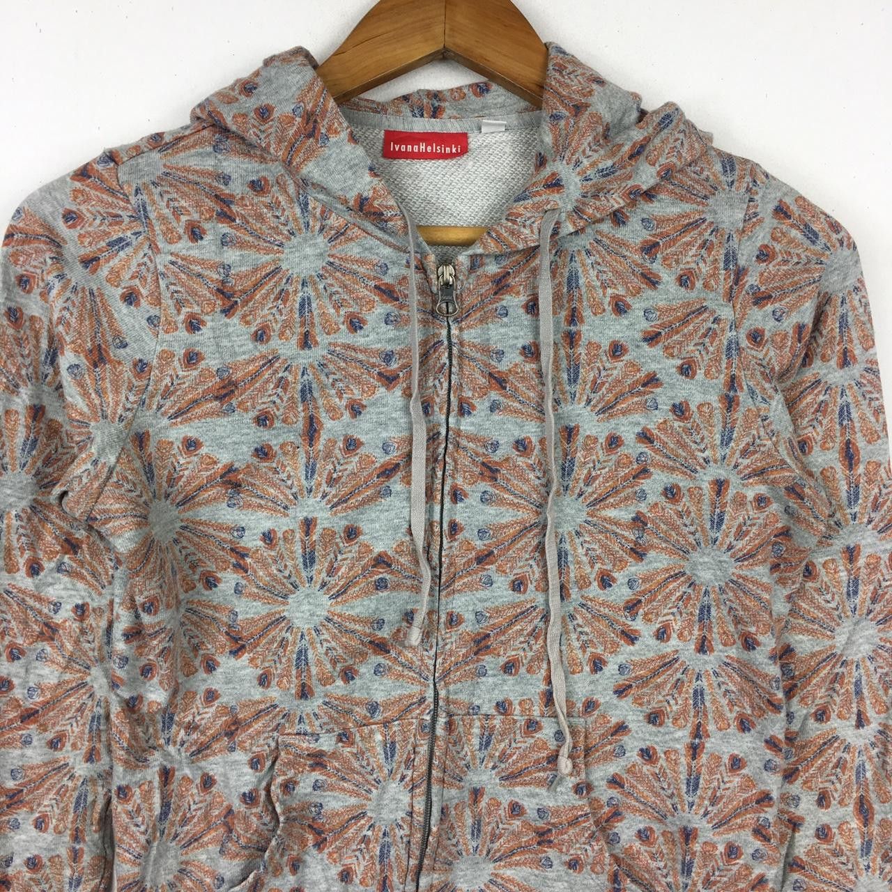 Vintage Vtg IVANA HELSINKI Floral Flower Pop Art Full Print Zip Size US M / EU 48-50 / 2 - 2 Thumbnail