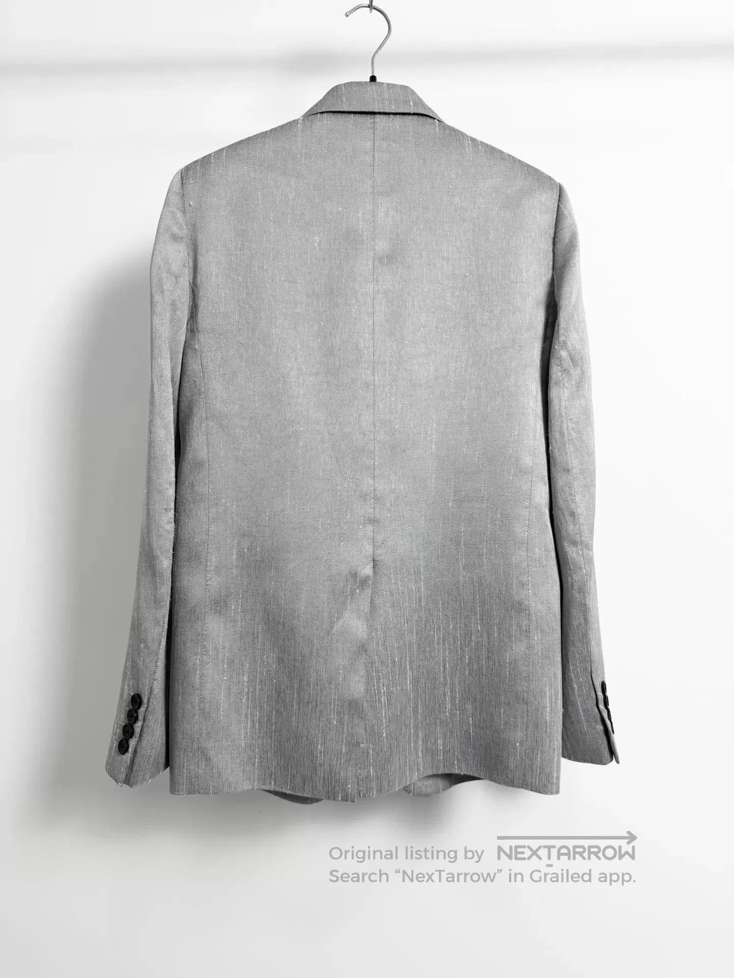 Saint Laurent Paris Gray Single-Breasted Blazer. Size US M / EU 48-50 / 2 - 2 Thumbnail