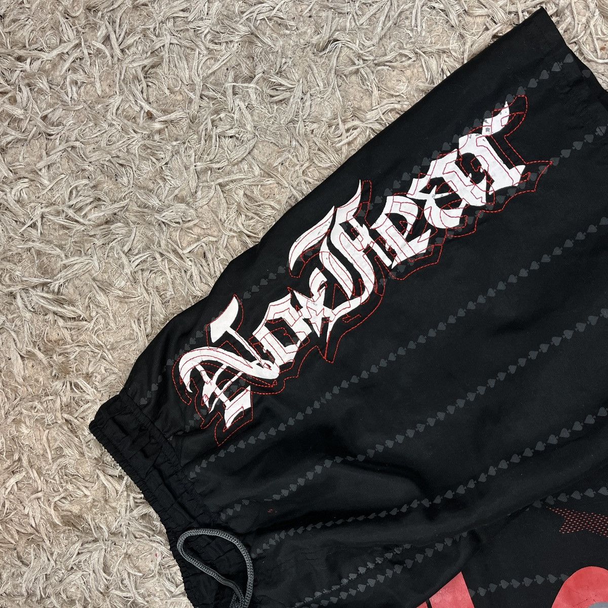 No Fear No Fear Shorts Skull Y2k Affliction 90s Swag Rap Skate Swim Size US 34 / EU 50 - 3 Thumbnail