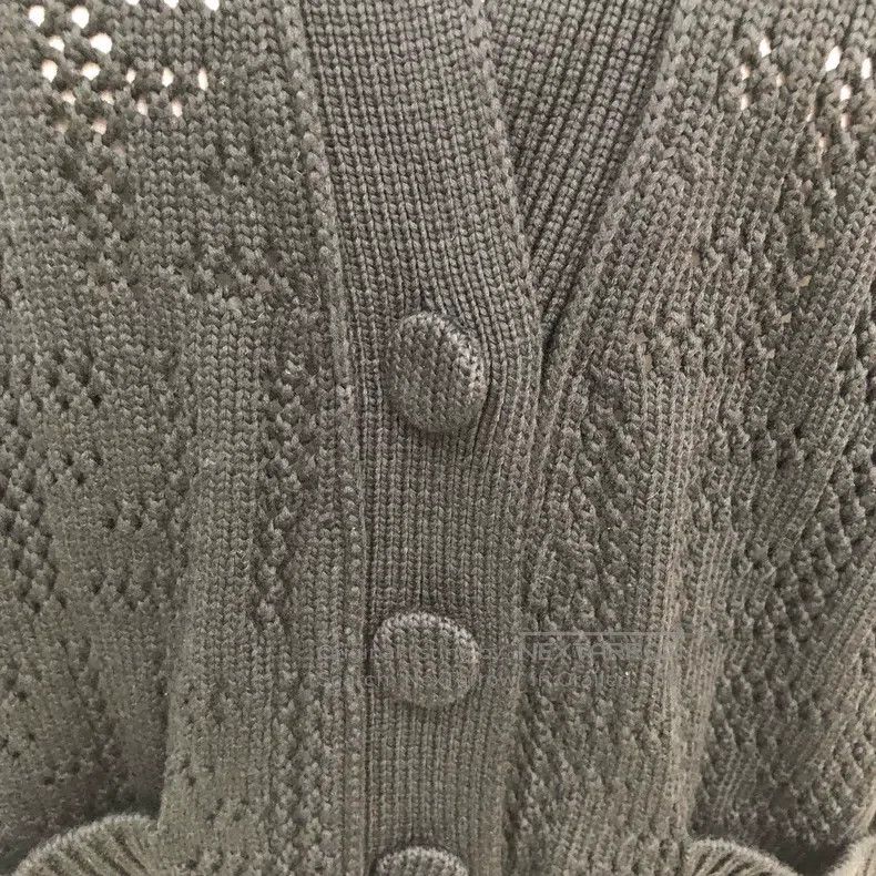 Fendi Fendi FF Cut-Out Printed Cardigan Size XXS / US 00 / IT 34 - 6 Thumbnail