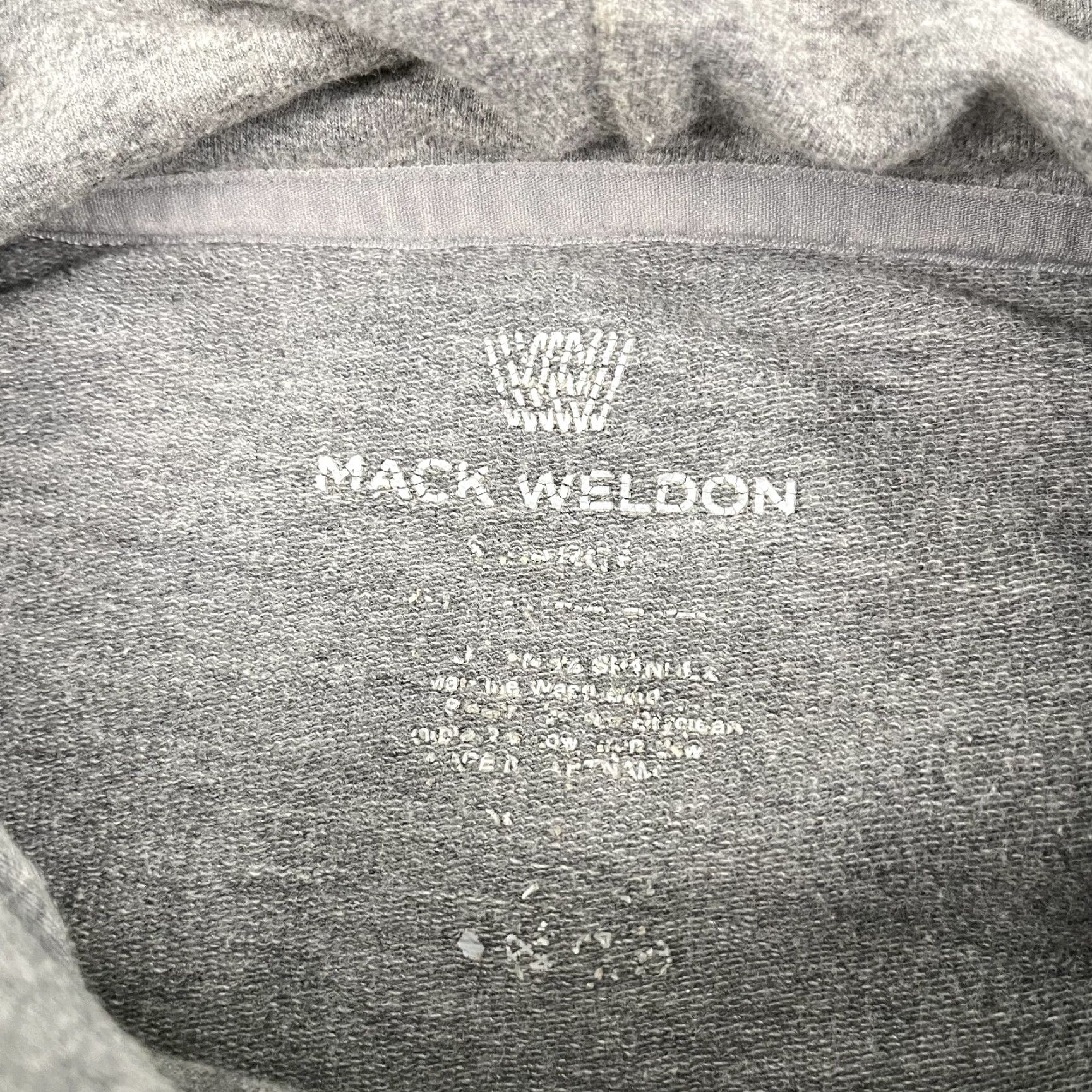 Vintage Mack Weldon Ace Hoodie Sweatshirt Men L Gray Full Zip Jacket Active Training Size US L / EU 52-54 / 3 - 2 Thumbnail