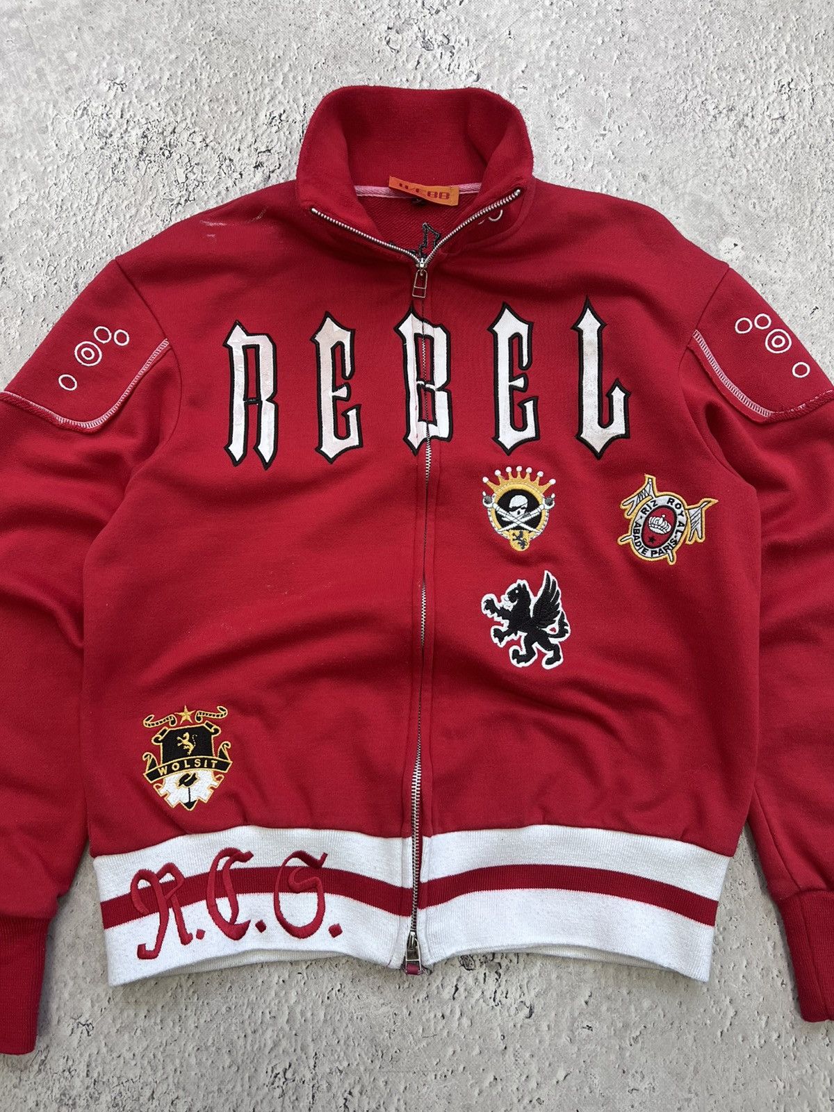 14th Addiction × If Six Was Nine × Japanese Brand VINTAGE Y2K RARE JAPANESE legrandebleu STYLE ZIP SWEATER Size US M / EU 48-50 / 2 - 3 Thumbnail