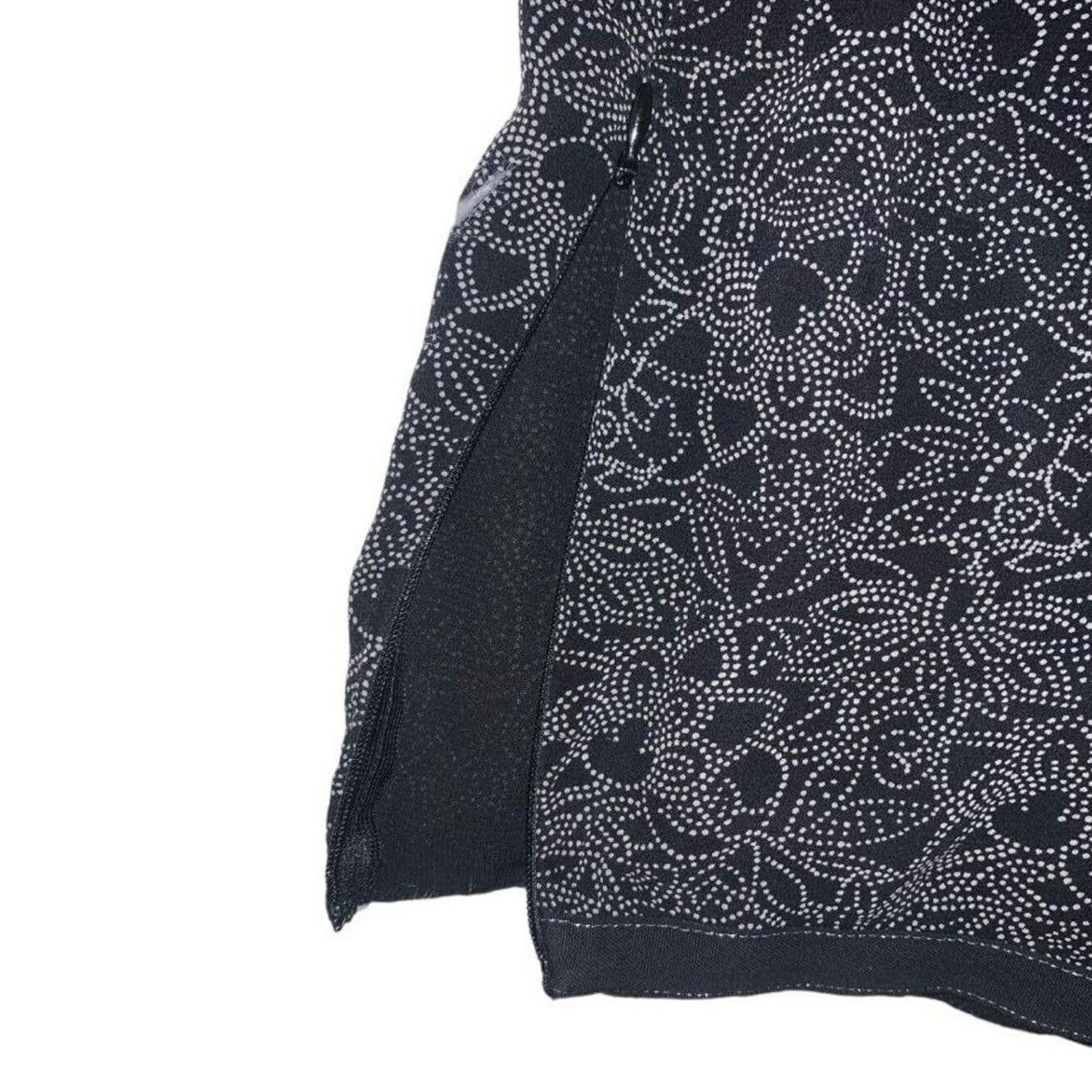 Express Vintage The Limited Black Midi Skirt 100% Silk sz 10 32.5" Size 34" / US 12 / IT 48 - 2 Thumbnail