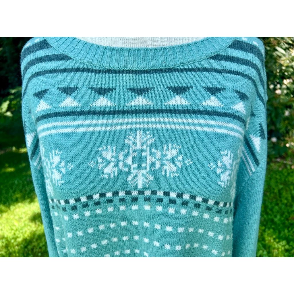 Columbia Women's XL Columbia Sweater Mint Green Ski Winter Nordic Size XL / US 12-14 / IT 48-50 - 2 Thumbnail