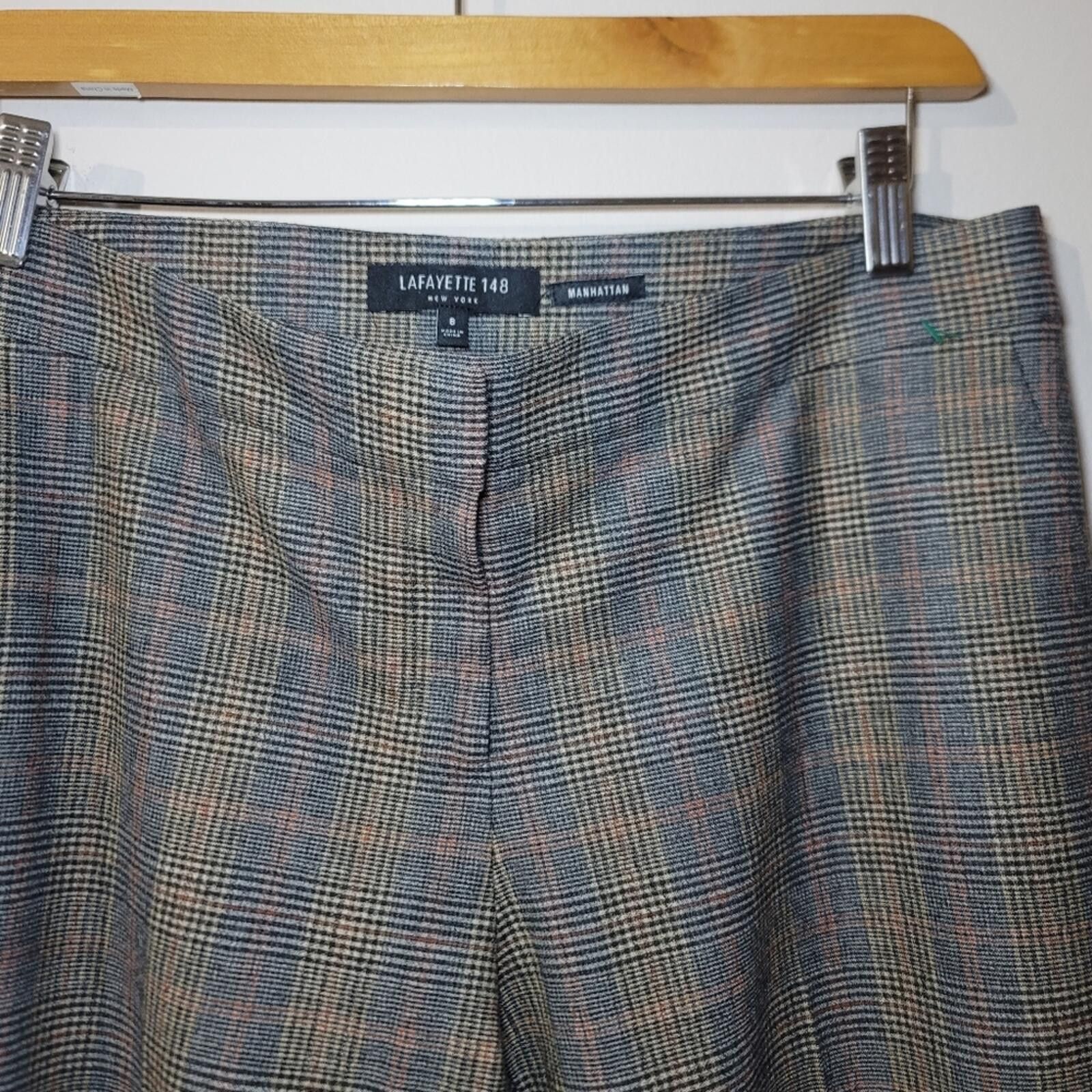 Other Lafayette 148 New York Virgin Wool "Manhattan" Trousers Sz 8 Size 30" / US 8 / IT 44 - 2 Thumbnail