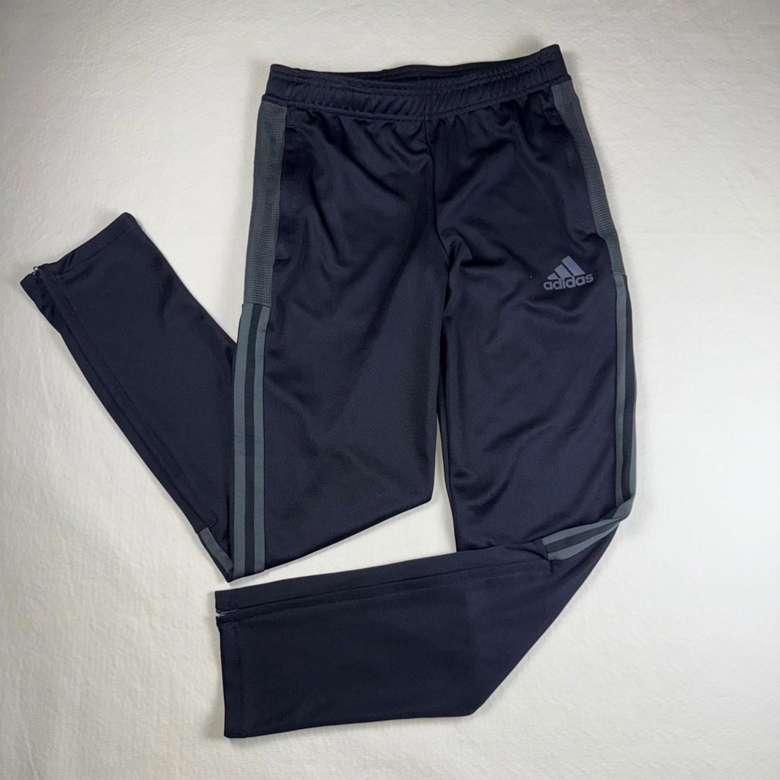 Adidas Adidas Kids Aeroready Track Pants Black Athletic Joggers Size ONE SIZE - 1 Thumbnail