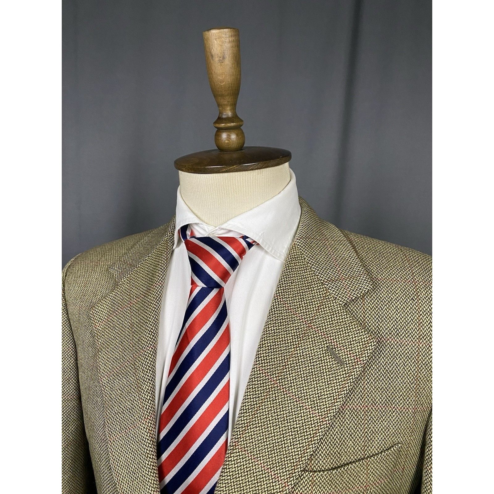 Burberry Burberry Vintage Men's Beige Wool Cashmere Blazer Jacket Siz Size 40R - 5 Thumbnail